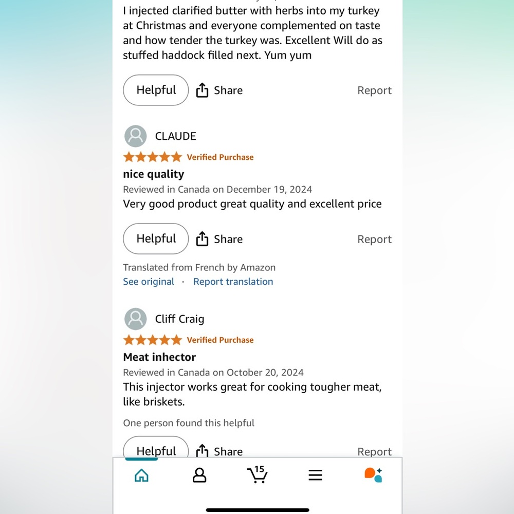 Meat Injector Kit BBQ Master - Picture 8 of 9